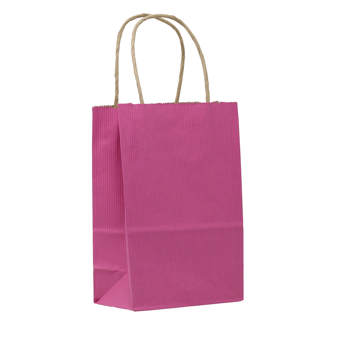 Wholesale Striped Kraft Paper Bags, Custom Retail Packaging