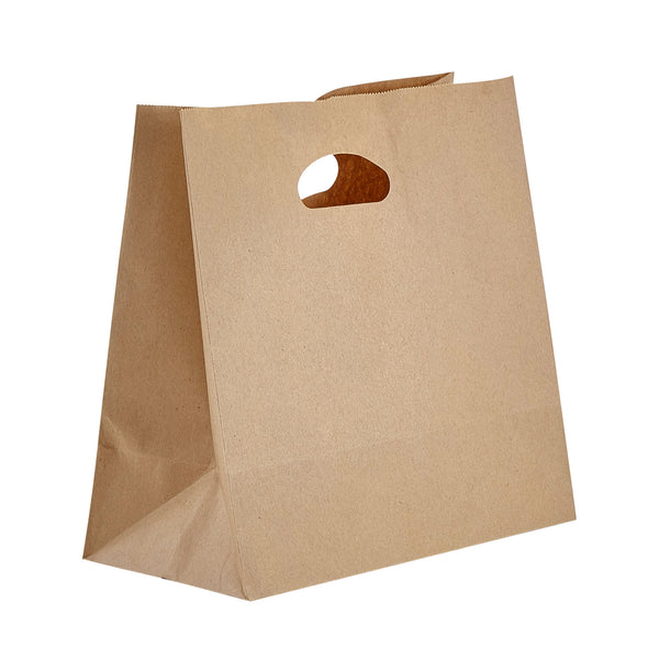 Wholesale Striped Kraft Paper Bags, Custom Retail Packaging